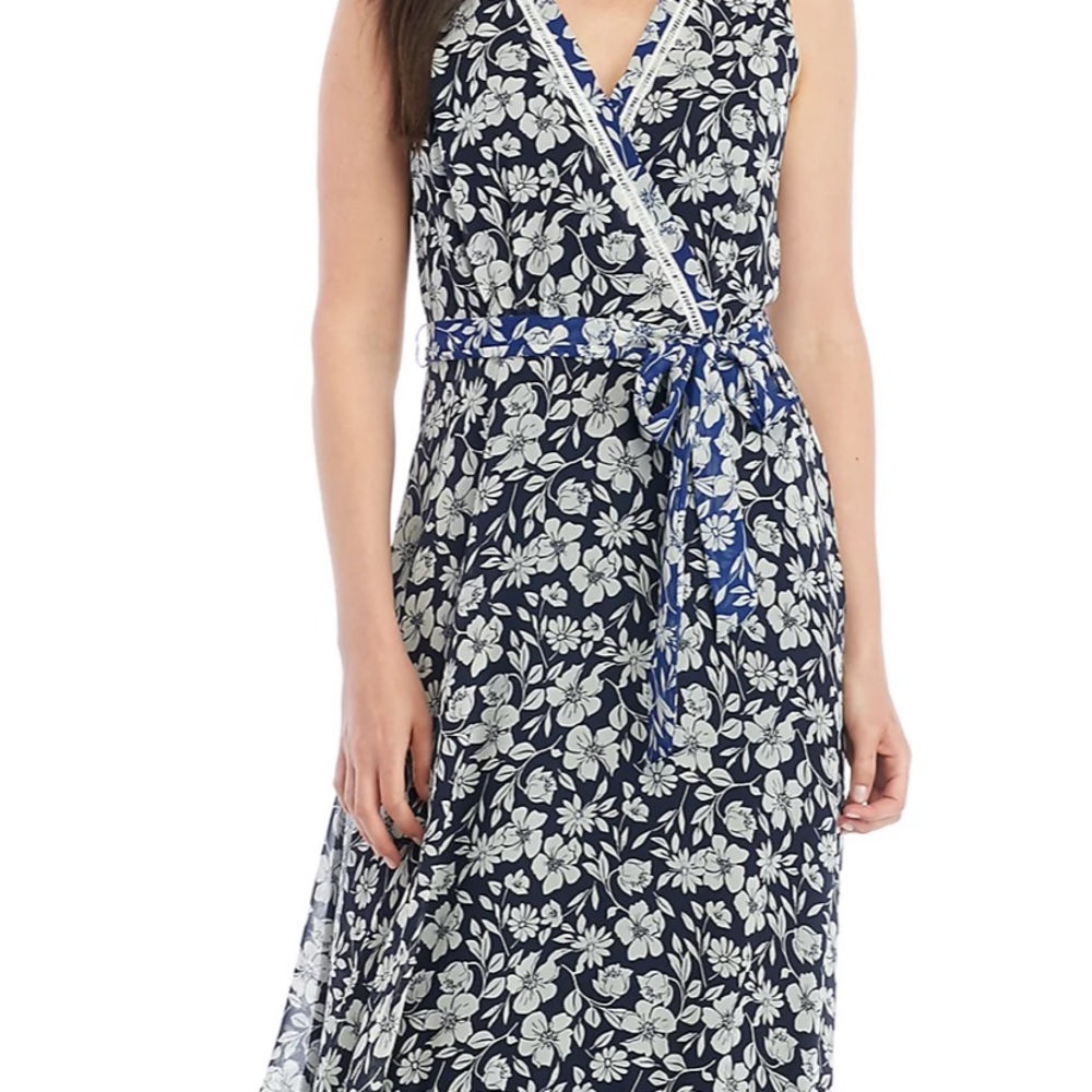 Lane Bryant Faux Wrap Maxi Dress